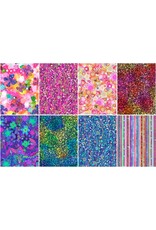 P & B Textiles Noemi Ibarz - Color Burst - Fat Quarter Pakket