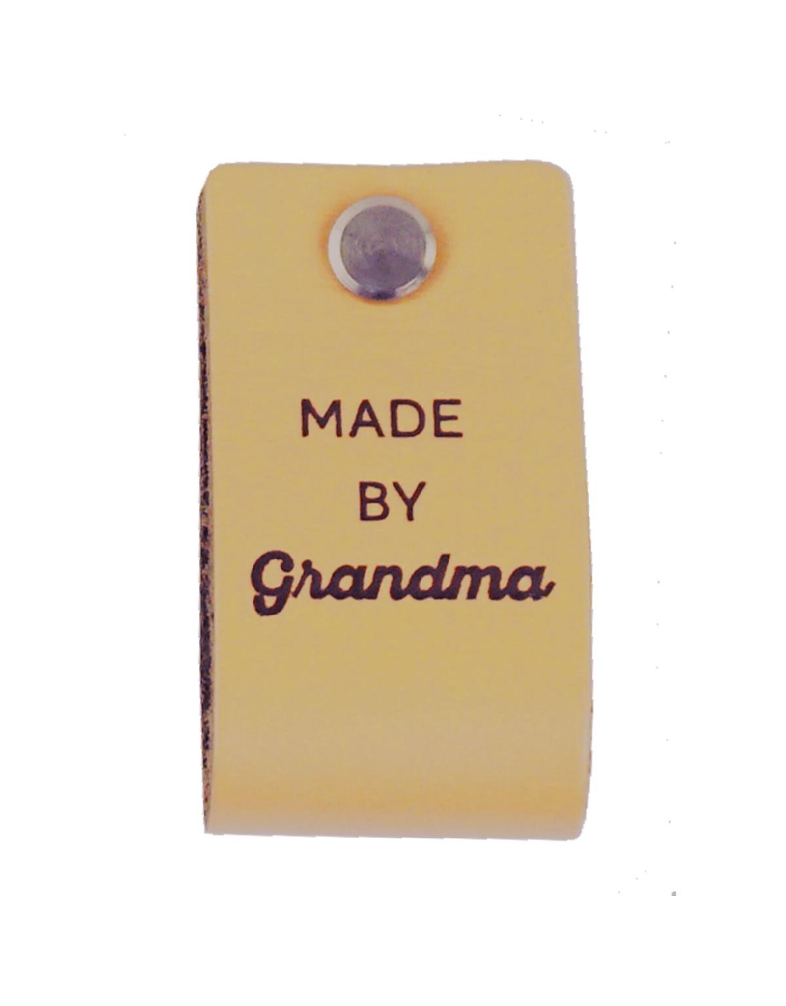 Durable Durable Leather Label - Made by Grandma