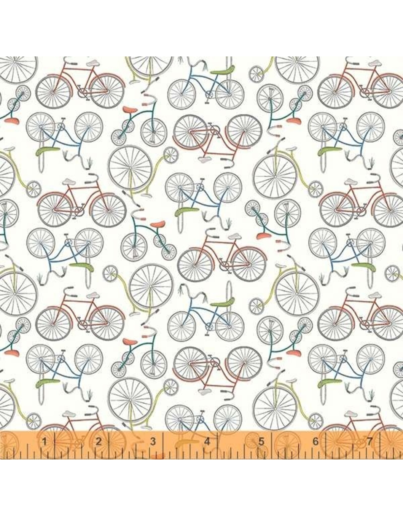 Windham Be My Neighbor - Bicycles Ivory coupon (± 72 x 110 cm)