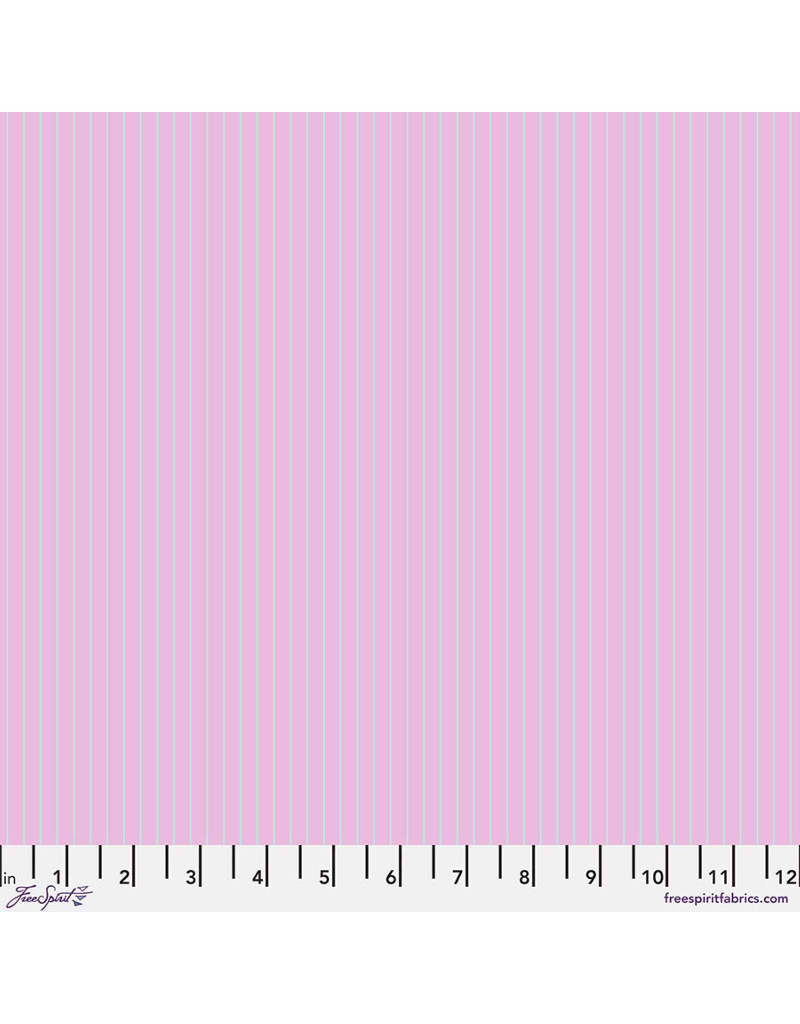 FreeSpirit True Colors - Tiny Stripes - Petal coupon (± 76 x 110 cm)