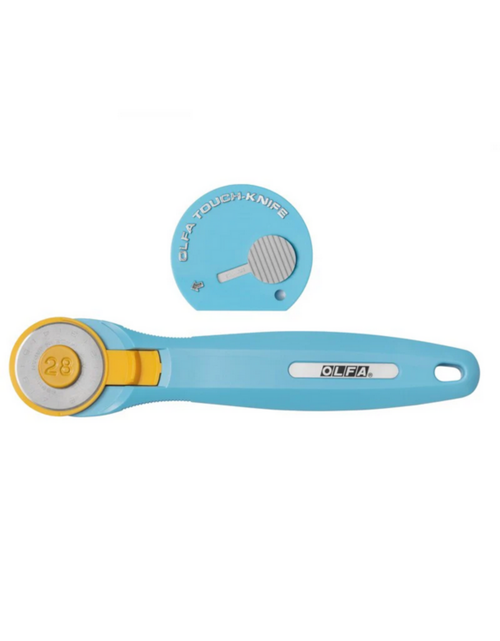 Olfa Olfa Rotary Cutter - 28 mm - AQUA - TK-4 as Bonus included