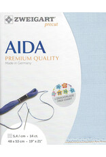 Zweigart Zweigart - Aida - 14 Count - Light Blue - 5130