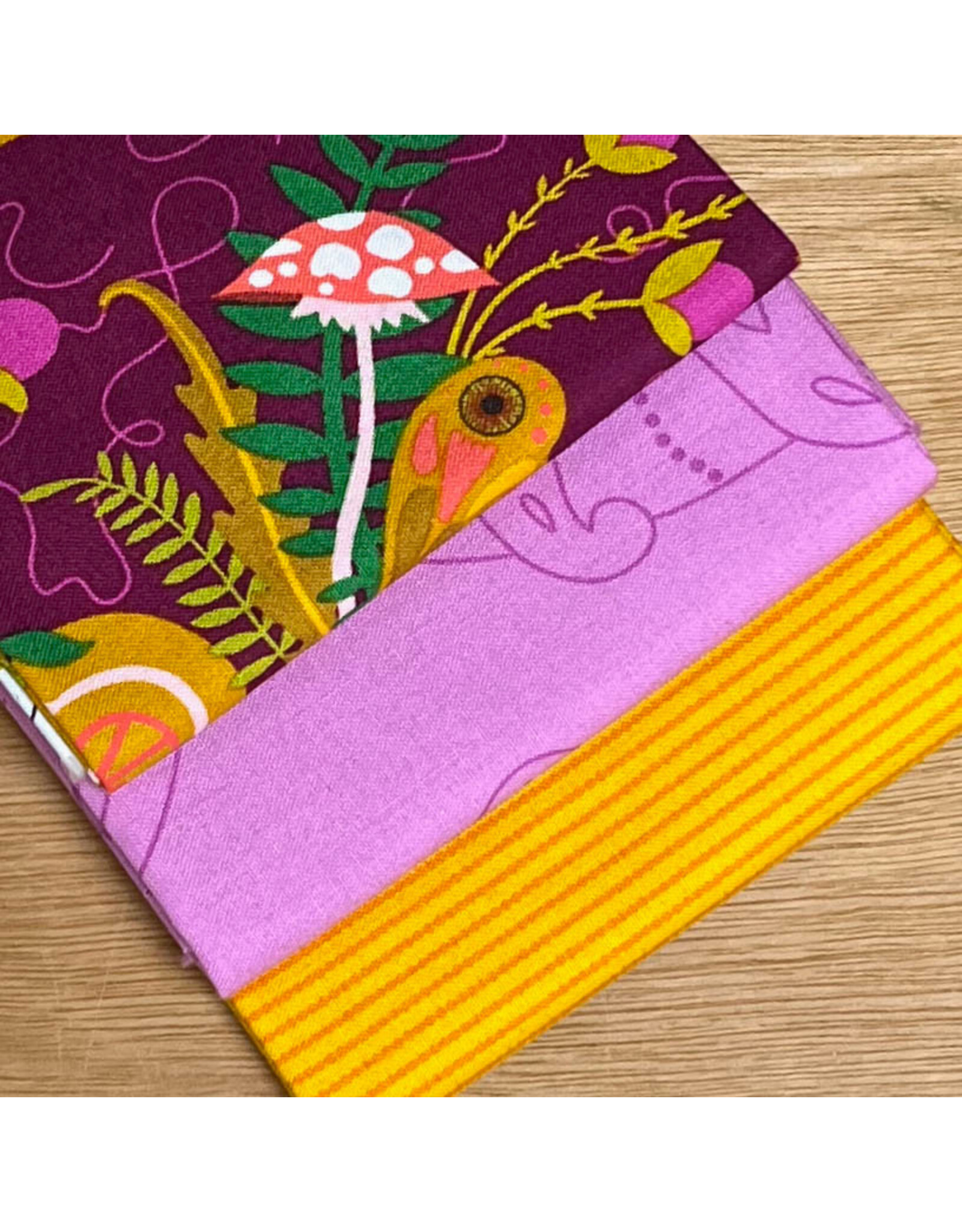 Diversen Spring Cleaning - Fat Quarter bundel - Alison Purple