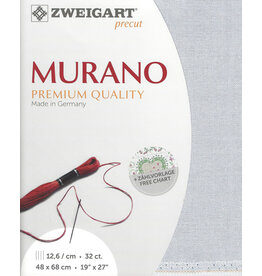 Zweigart Murano - Evenweave - 32 Count - Grijs - 705