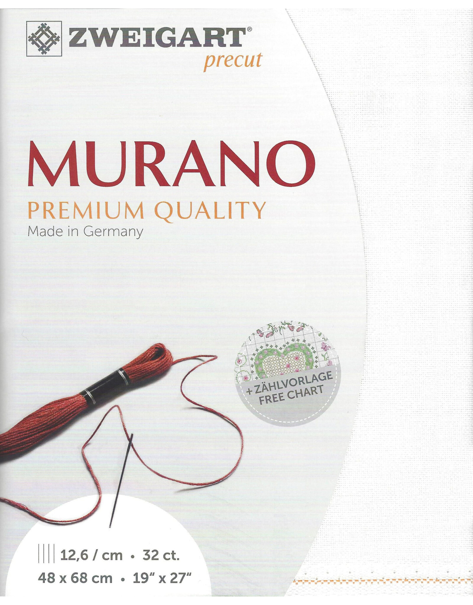 Zweigart Zweigart - Murano - Evenweave - 32 Count - Antique White - 101