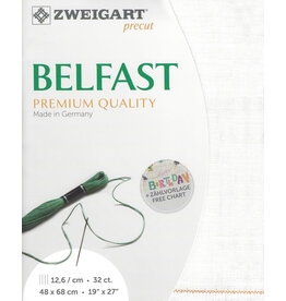 Zweigart Belfast Linnen - 32 Count - Antiek Wit - 101