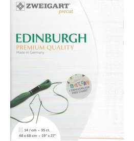 Zweigart Edinburgh Linnen - 36 Count - Antiek Wit - 101