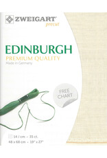 Zweigart Zweigart - Edinburgh Linnen - 36 Count - Licht Creme - 99