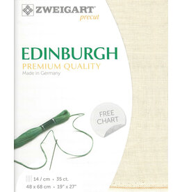 Zweigart Edinburgh Linnen - 36 Count - Licht Creme - 99