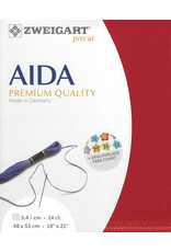 Zweigart Zweigart - Aida - 14 Count - Kerstrood - 954