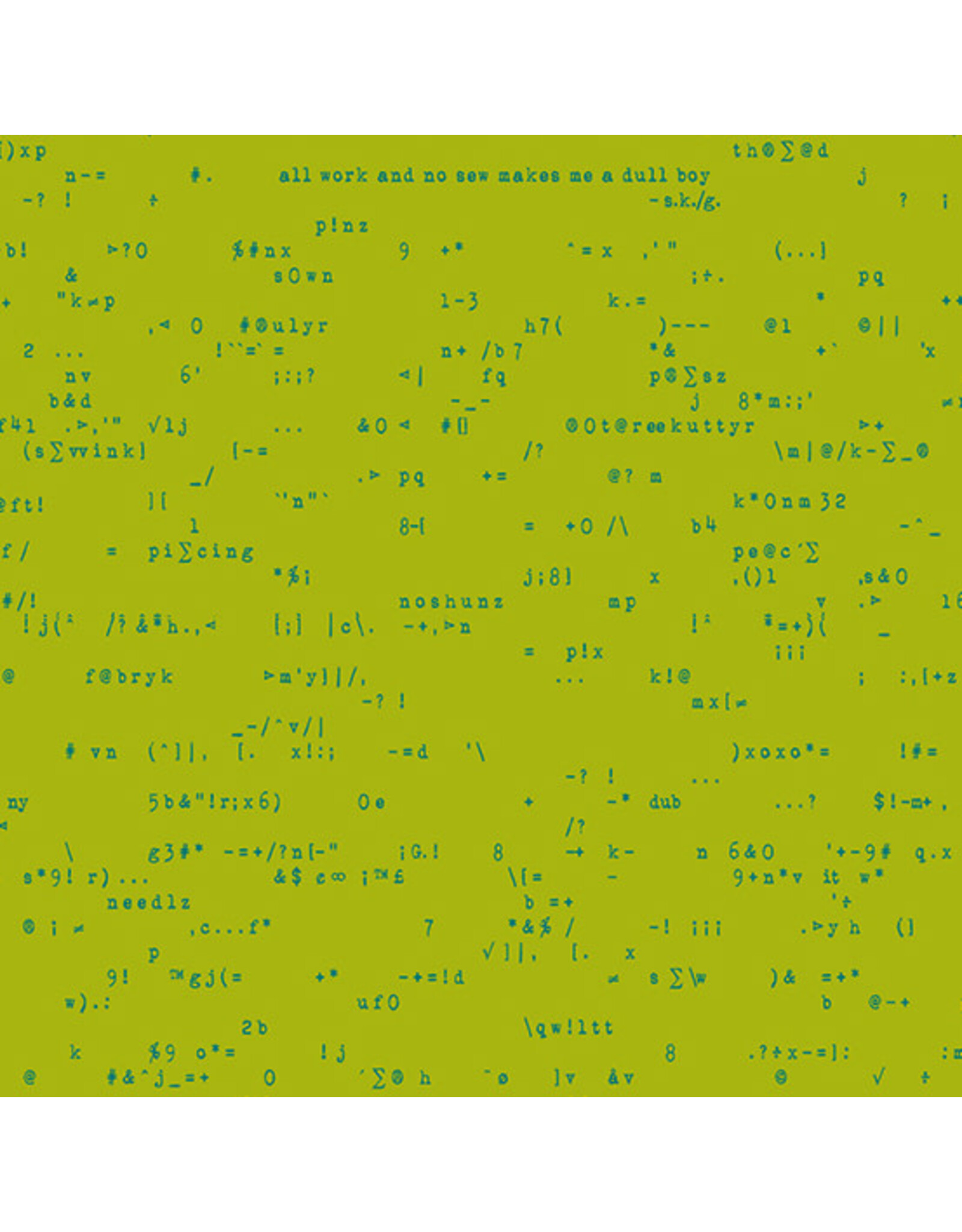 Andover Scrawl - Punctuation Parakeet coupon (± 54 x 110 cm)