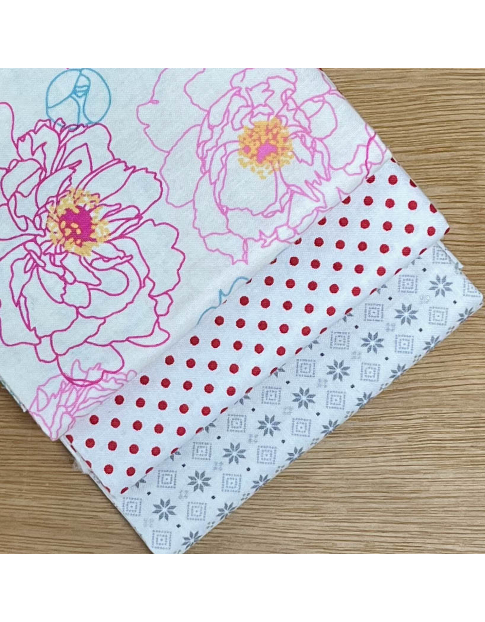 Diversen Spring Cleaning - Fat Quarter bundel - Low Volume