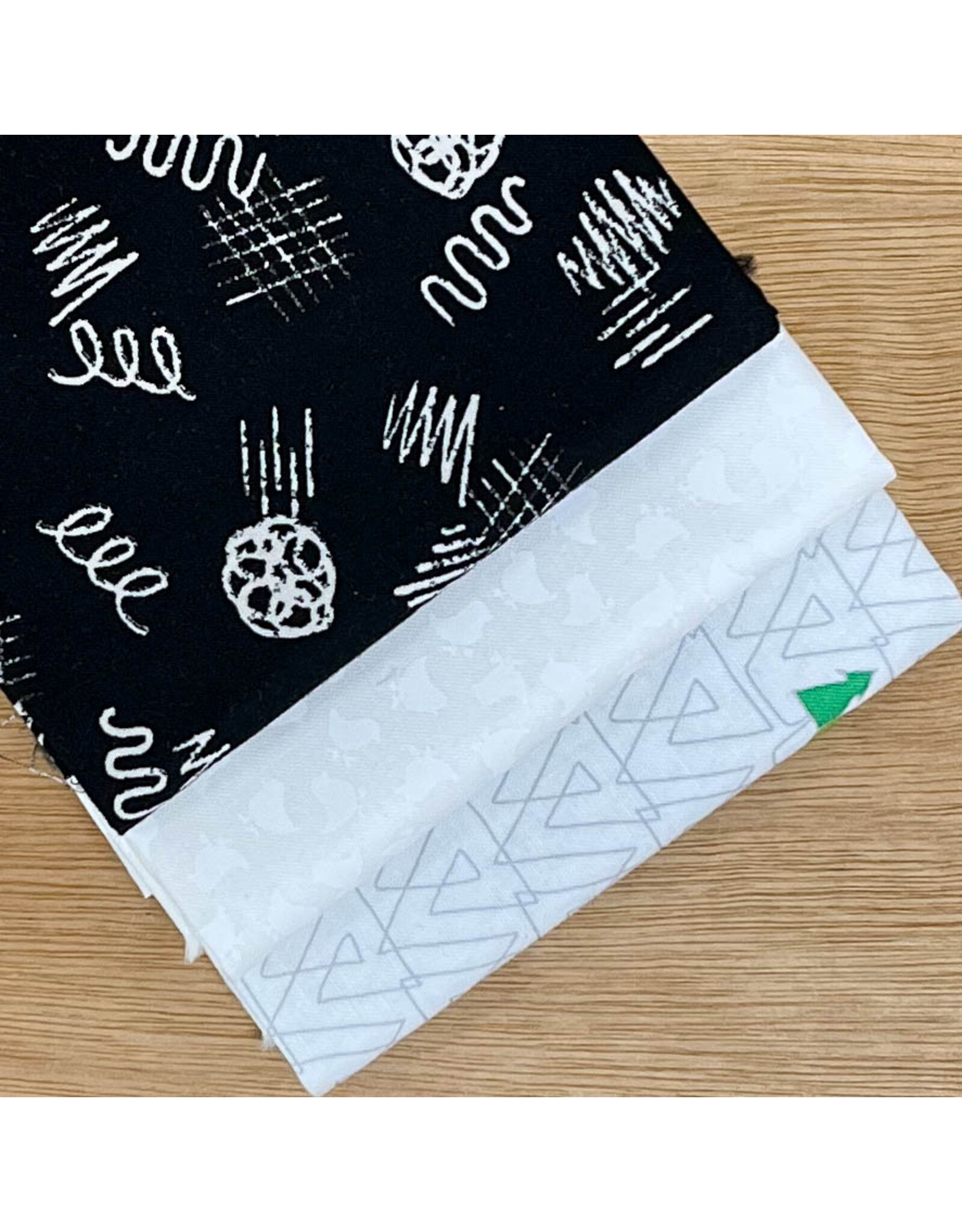 Diversen Spring Cleaning - Fat Quarter bundel - Black/White