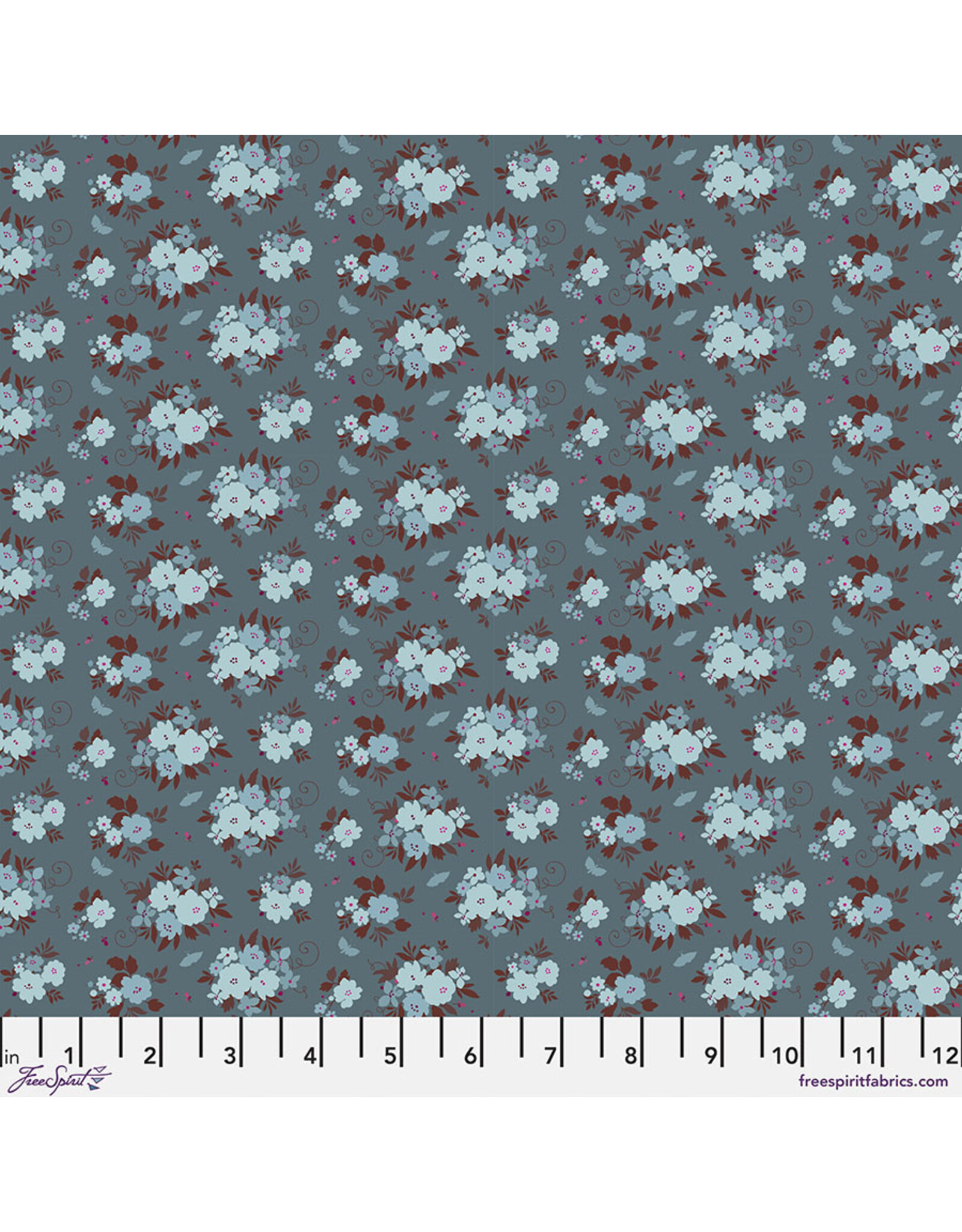 FreeSpirit Laurelwood - Regency Sapphire coupon (± 69 x 110 cm)
