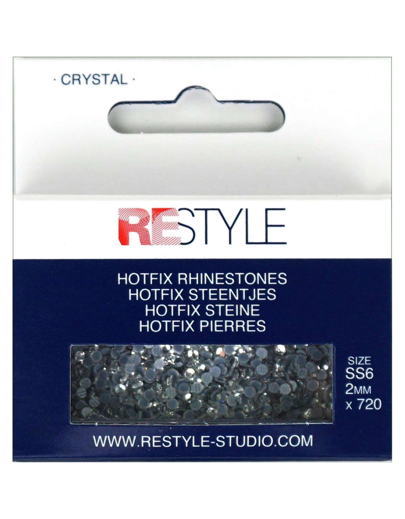 Restyle Restyle - Hotfix Steentjes - Crystal - SS6 - 2 mm