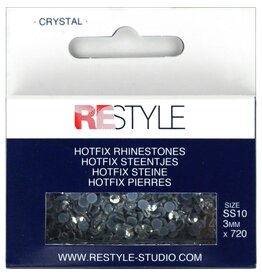 Restyle Hotfix Rhinestones- Crystal - SS10