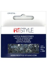 Restyle Restyle - Hotfix Rhinestones - Crystal - SS16 - 4 mm