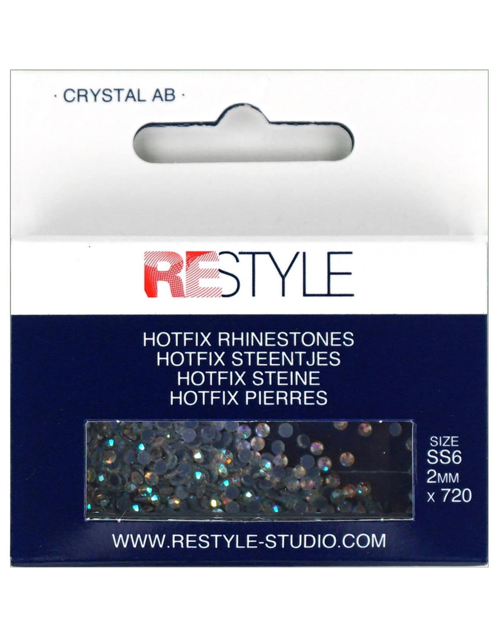 Restyle Restyle - Hotfix Rhinestones - Crystal AB - SS6 - 2 mm