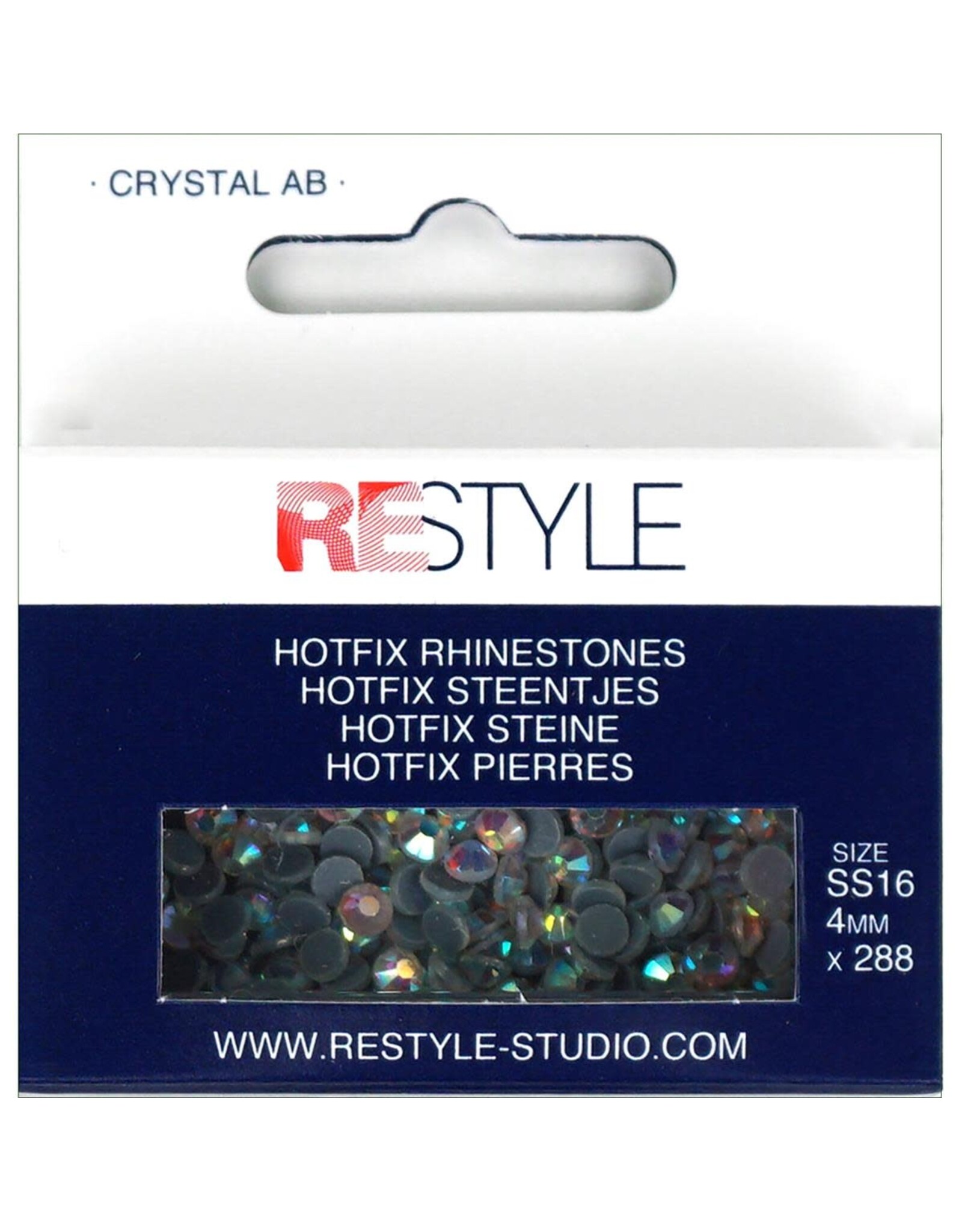 Restyle Restyle - Hotfix Steentjes - Crystal AB - SS16 - 4 mm