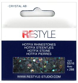 Restyle Hotfix Steentjes - Crystal AB - SS16