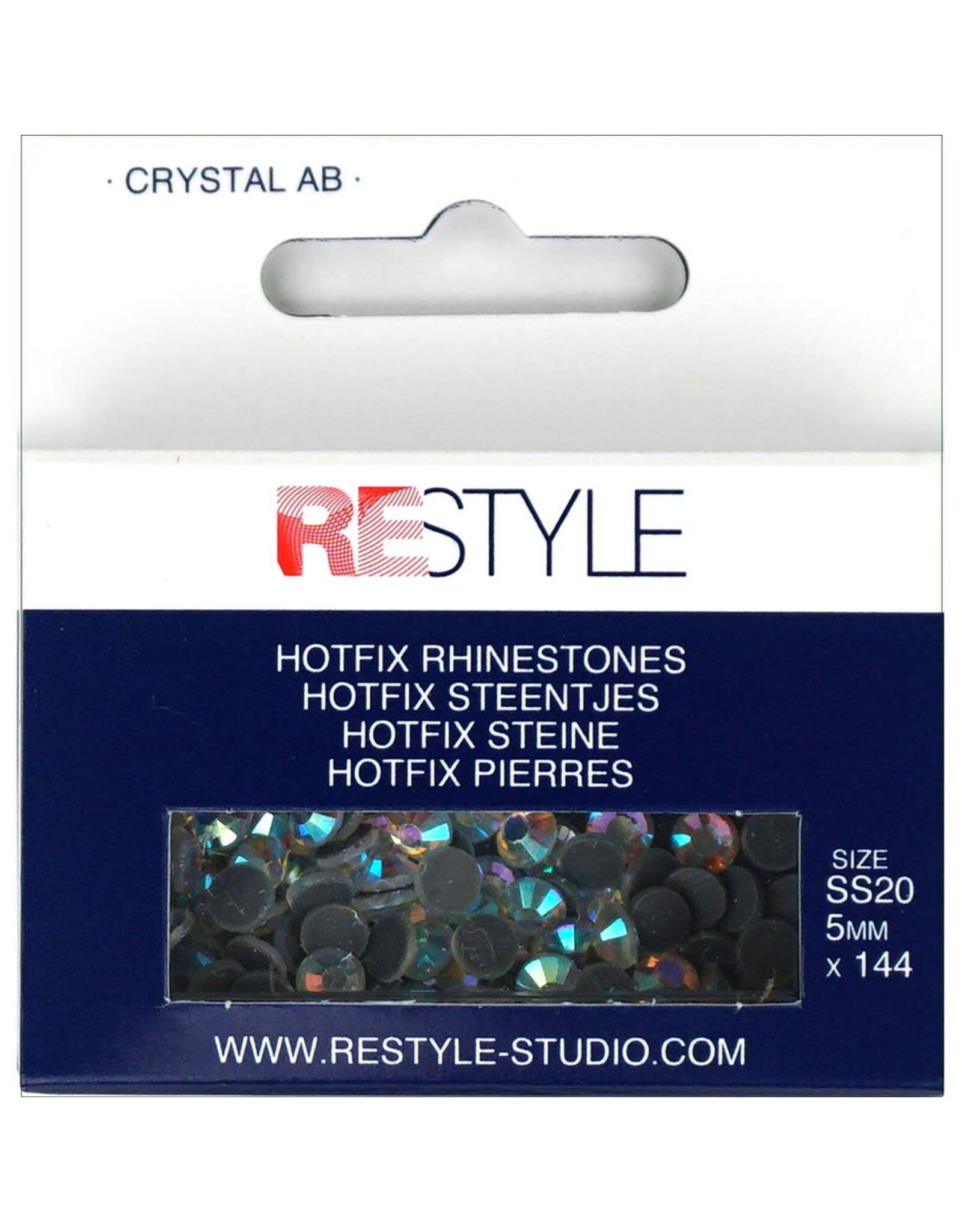 Restyle Restyle - Hotfix Steentjes - Crystal AB - SS20 - 5 mm