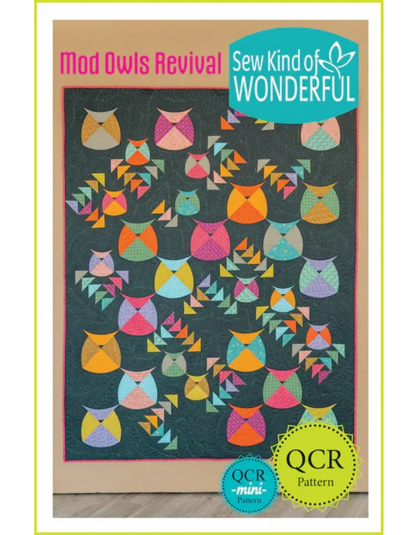 Sew Kind of Wonderful Sew Kind of Wonderful - Mod Owls Revival - pattern for quilt - #496
