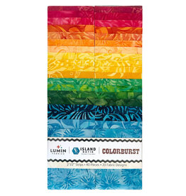 Lumin Fabrics Island Batiks - Colorburst - Strip Pack 2,5 inch