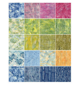 Lumin Fabrics Meadow Brook - 5 x 5 inch Stamp