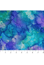 Northcott Deborah Edwards & Melanie Samra - Coral Reef - Multi Texture Turquoise - DP28883-66