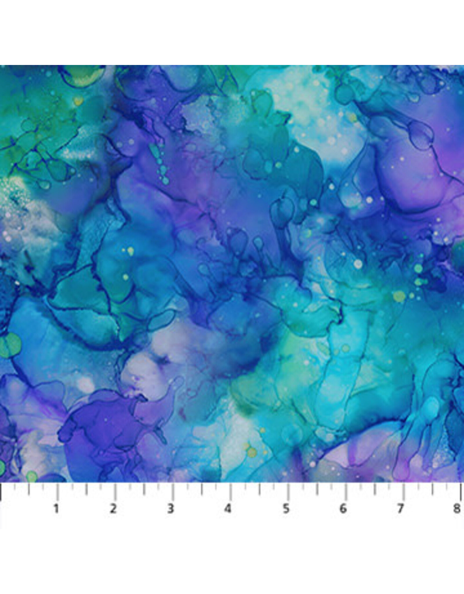 Northcott Deborah Edwards & Melanie Samra - Coral Reef - Multi Texture Turquoise - DP28883-66