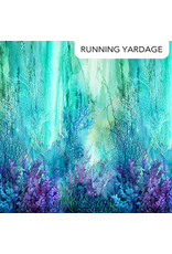 Northcott Deborah Edwards & Melanie Samra - Coral Reef - Ombre Turquoise - DP28876-66