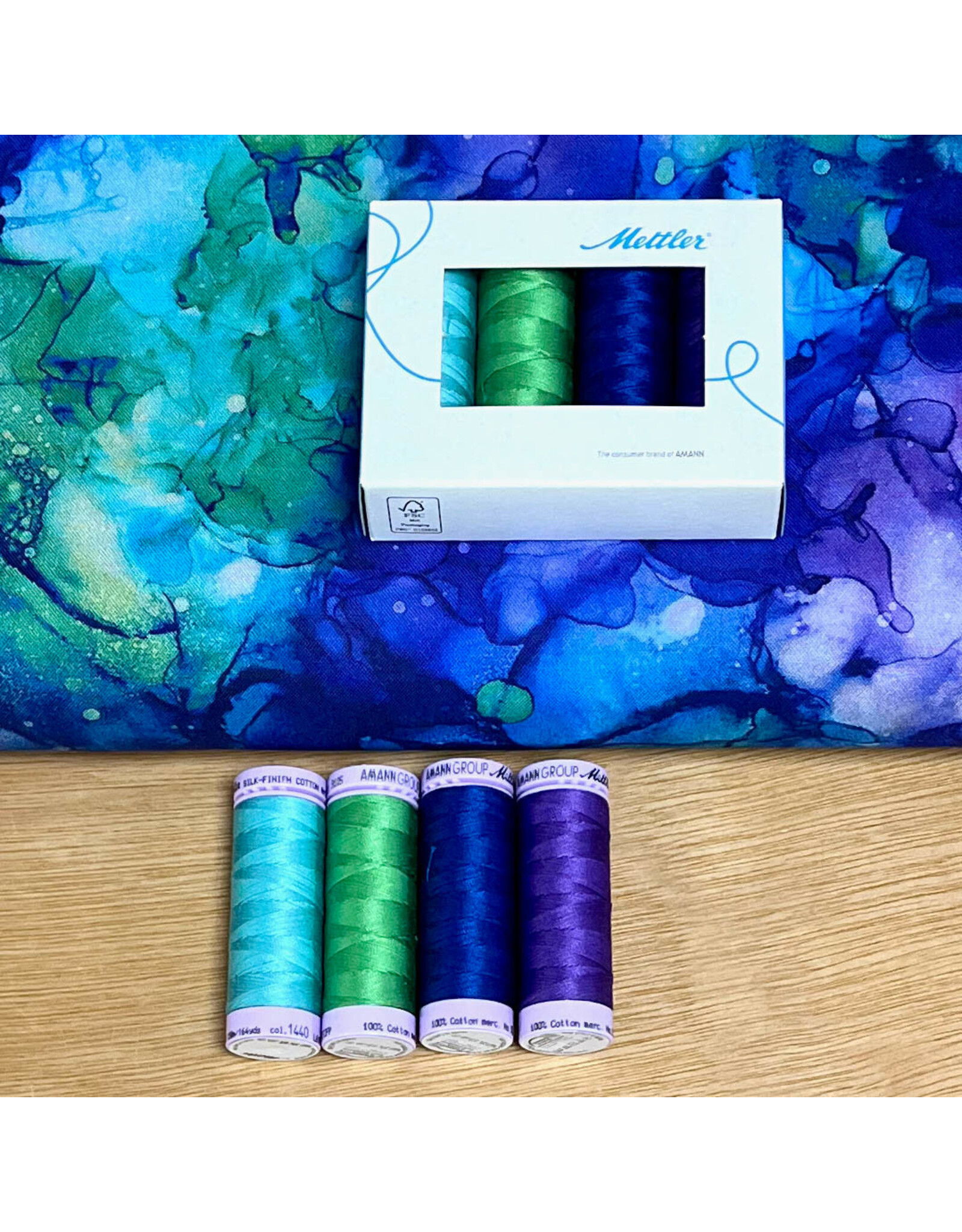 Mettler Mettler - Silk Finish Cotton 50 Set - Coral Reef