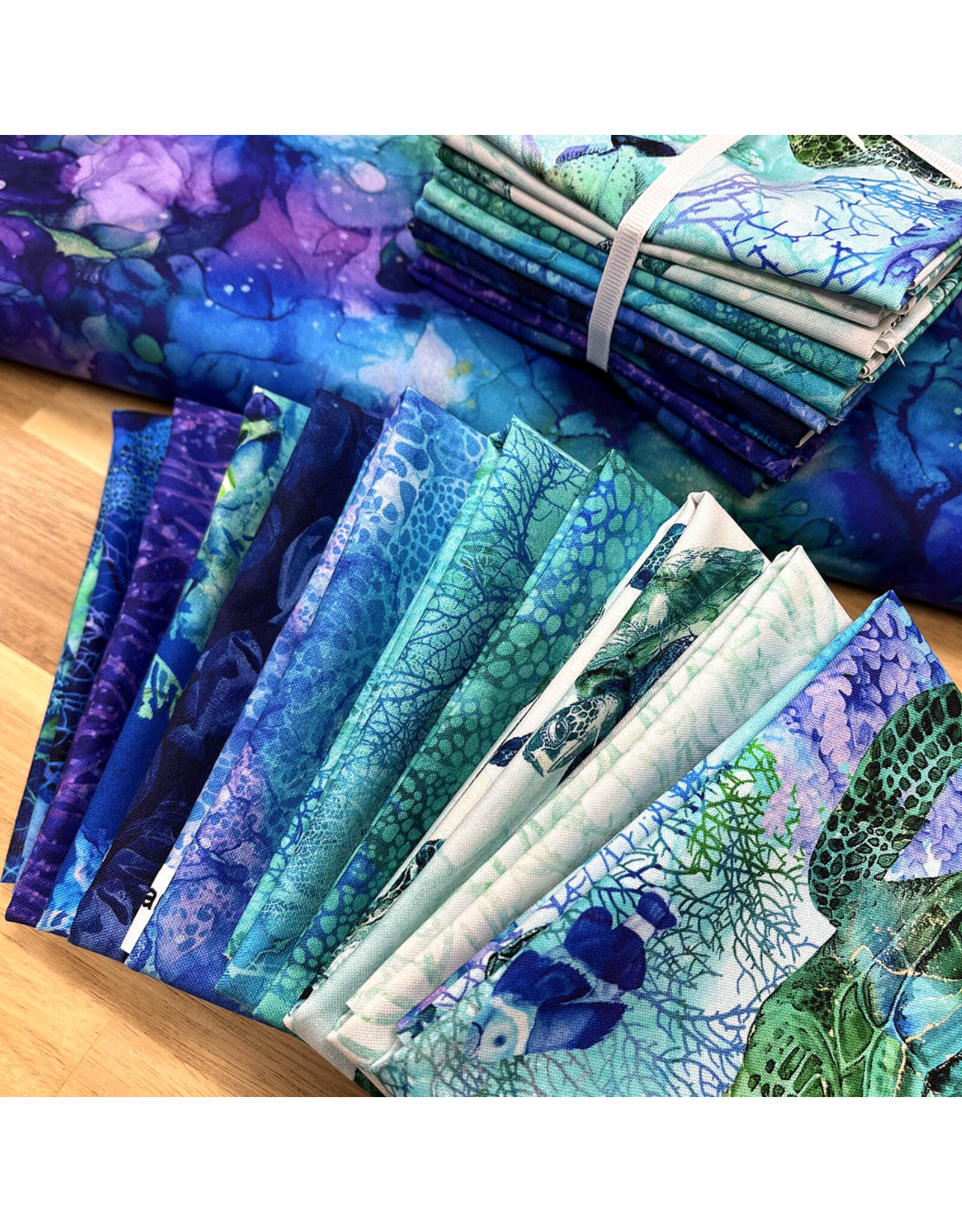 Northcott Deborah Edwards & Melanie Samra - Coral Reef - Fat Quarter Bundle