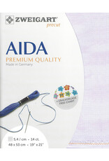 Zweigart Aida Vintage - 14 Count - Lila - 5059