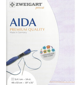 Zweigart Aida Vintage - 14 Count - Lila - 5059