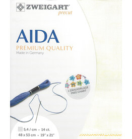 Zweigart Aida Vintage - 14 Count - Creme - 1019