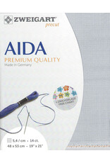 Zweigart Aida - 14 Count - Grijs - 713