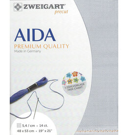 Zweigart Aida - 14 Count - Grijs - 713