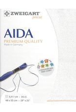 Zweigart Aida - 16 Count - Wit Opalescent - 11