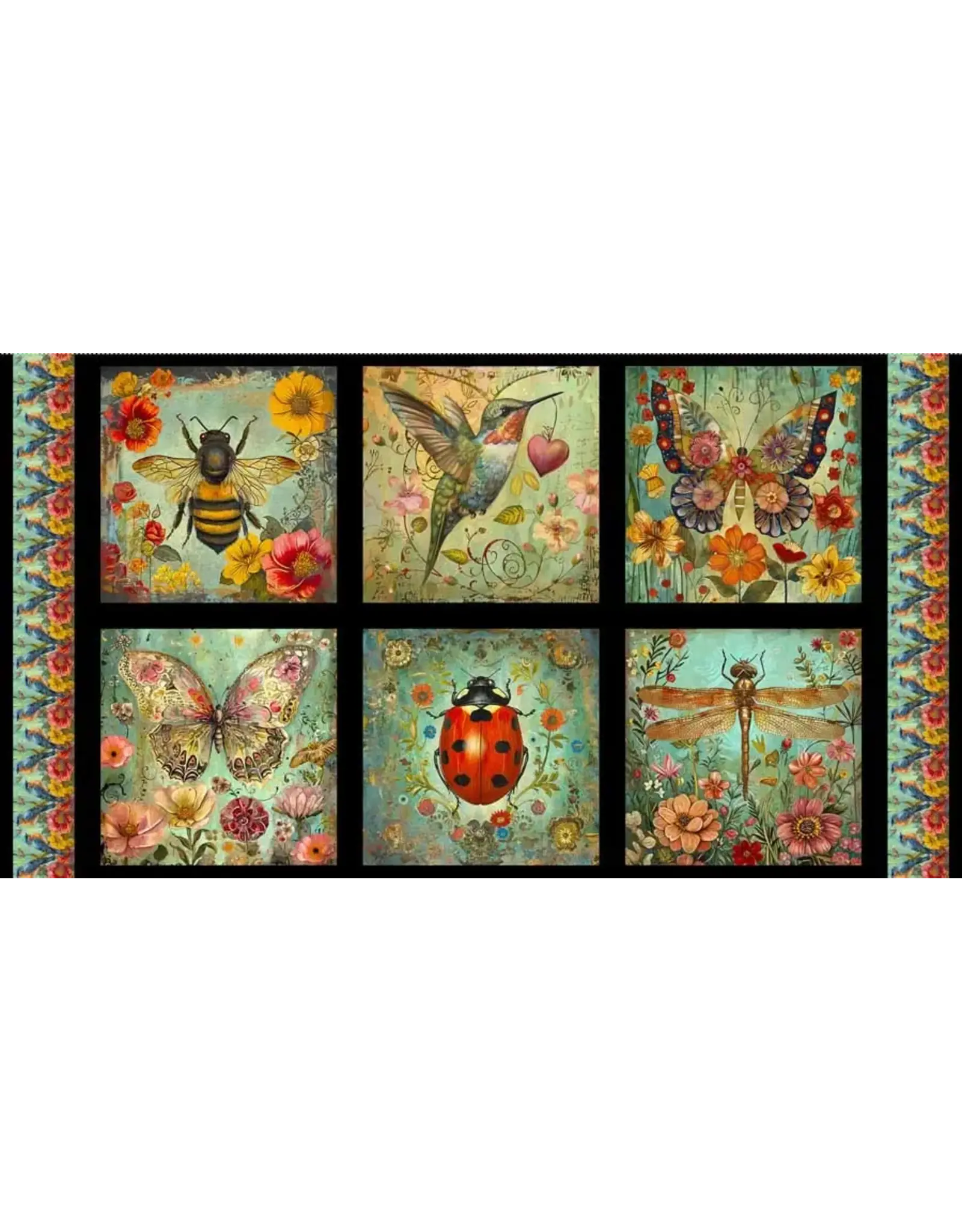 Blank Quilting JK Stewart - Enchanted Canopy - Nature Blocks - panel - B4613B-67