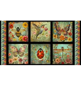 Blank Quilting Enchanted Canopy - Nature Blocks - panel