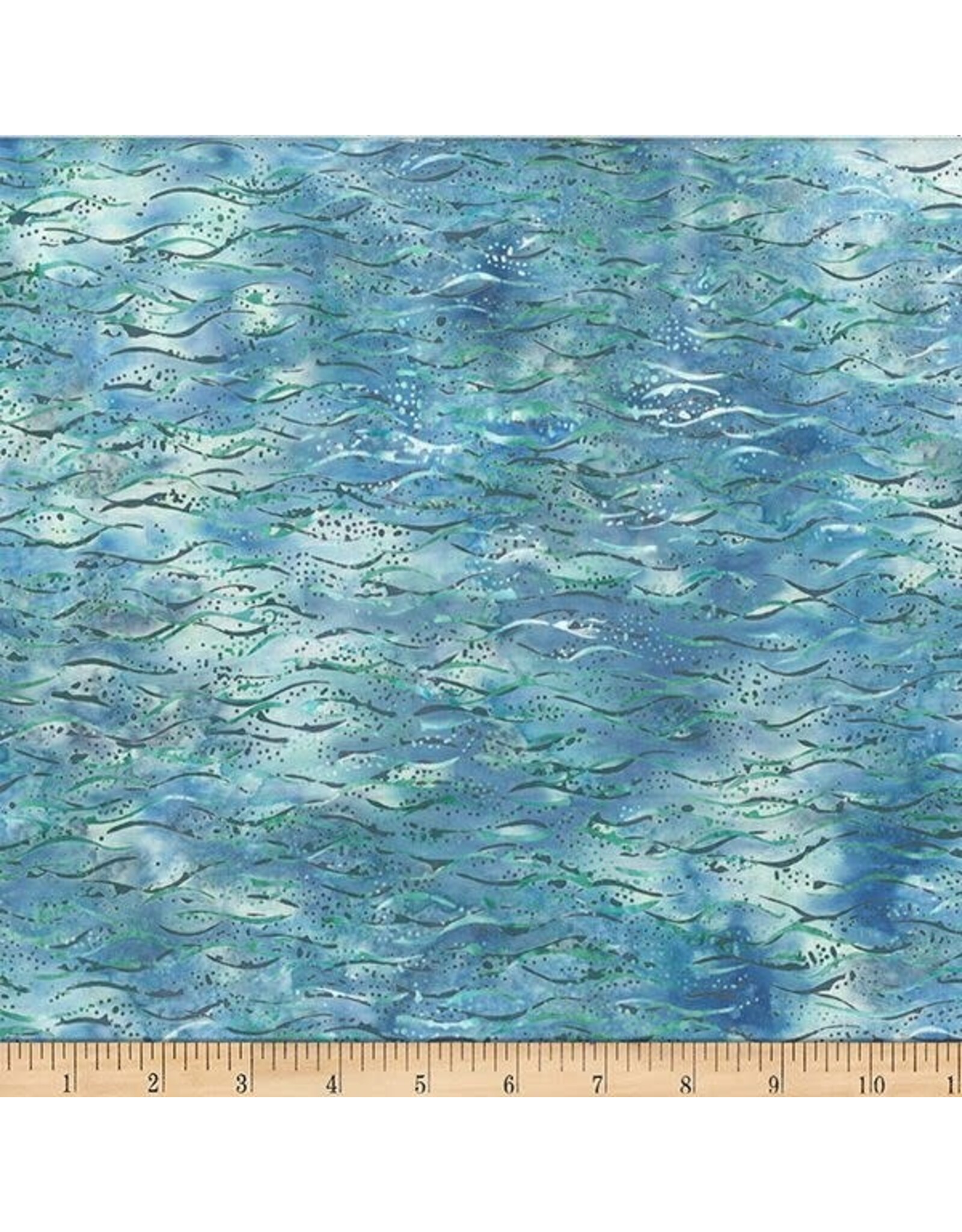 Hoffman Bali Handpaints - Jelly Fish Dewdrop coupon (± 34 x 110 cm)