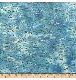 Hoffman Bali Handpaints - Jelly Fish Dewdrop coupon (± 34 x 110 cm)
