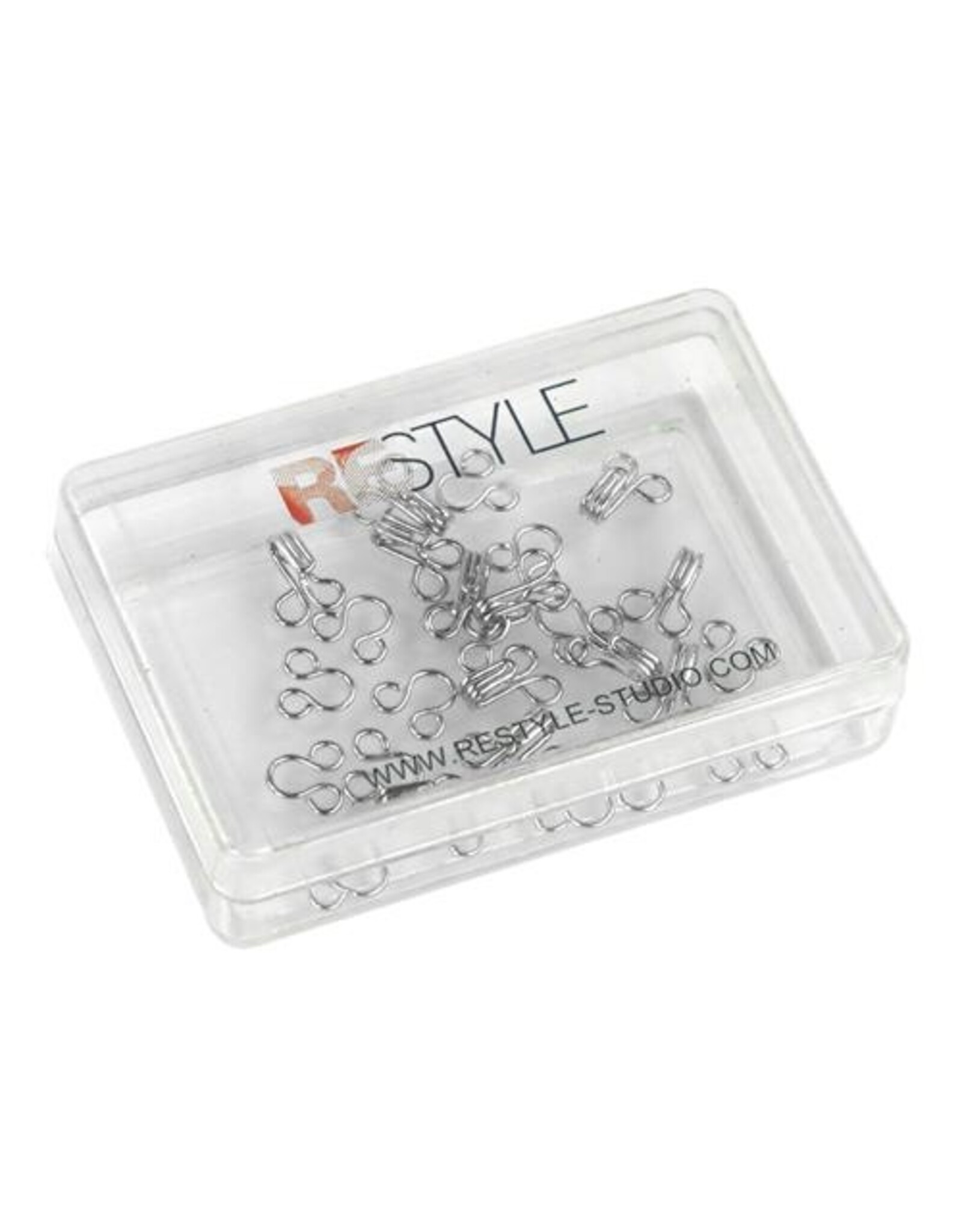 Restyle Restyle - Hooks and Eyes - nr 2 -silver - 12 pieces