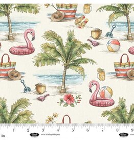 Blank Quilting Vintage Summer - Scenic Beach