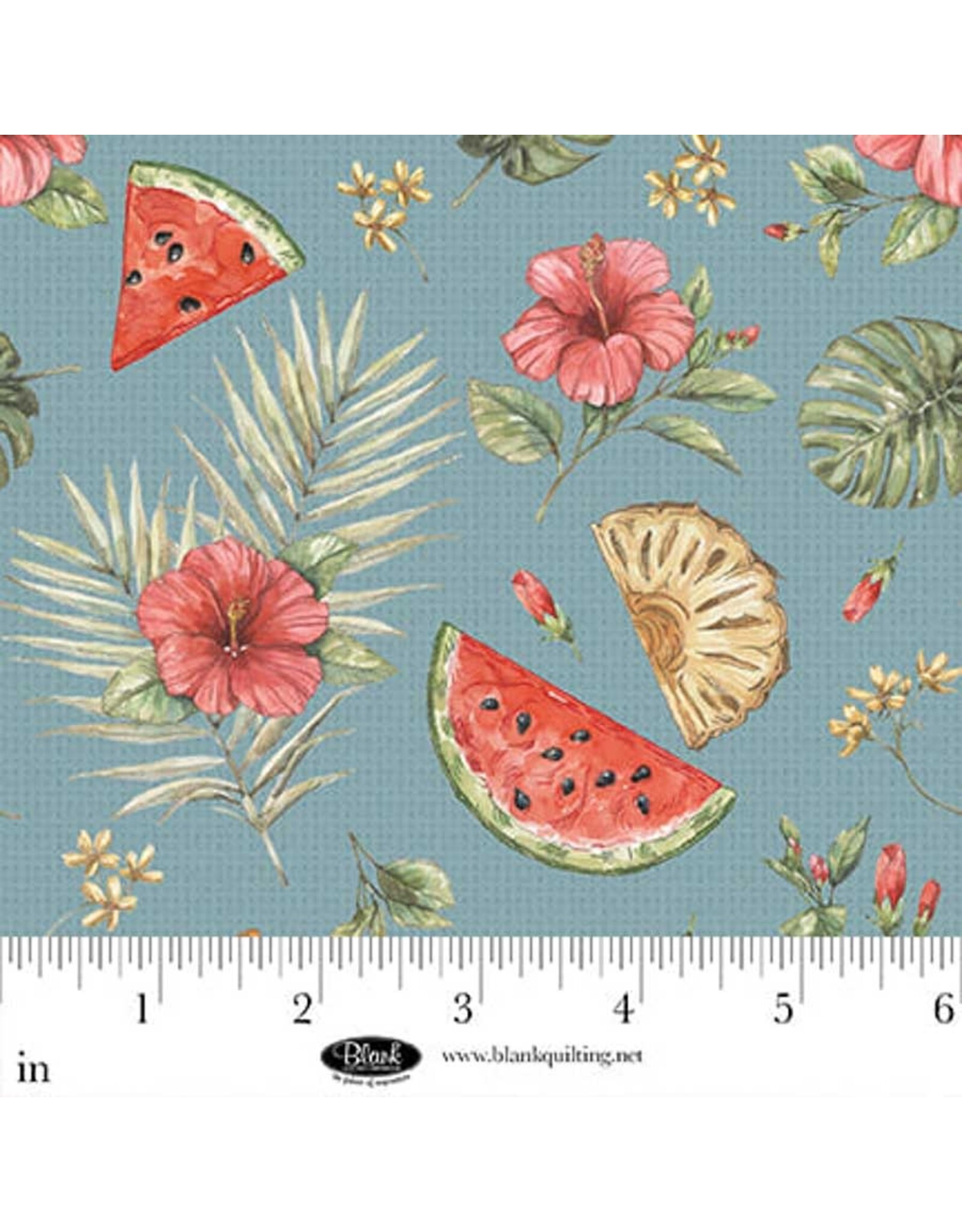 Blank Quilting Blank Quilting - Vintage Summer - Fruits & Hibisicus - B4640-70