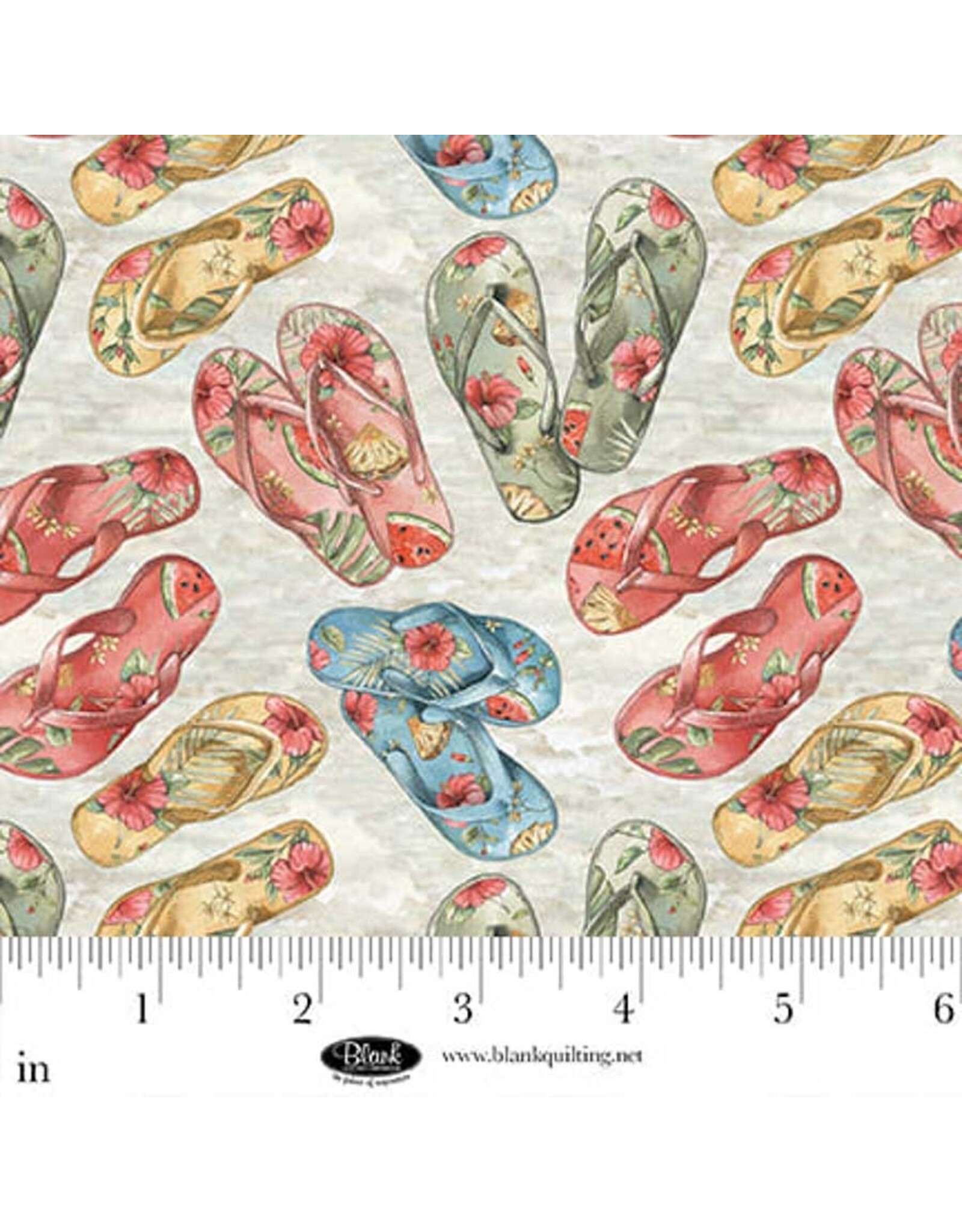 Blank Quilting Blank Quilting - Vintage Summer - Flip Flops - B4641-30