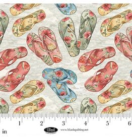 Blank Quilting Vintage Summer - Flip Flops