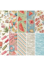 Blank Quilting Blank Quilting - Leslie Trimbach - Vintage Summer - Fat Quarter Pakket