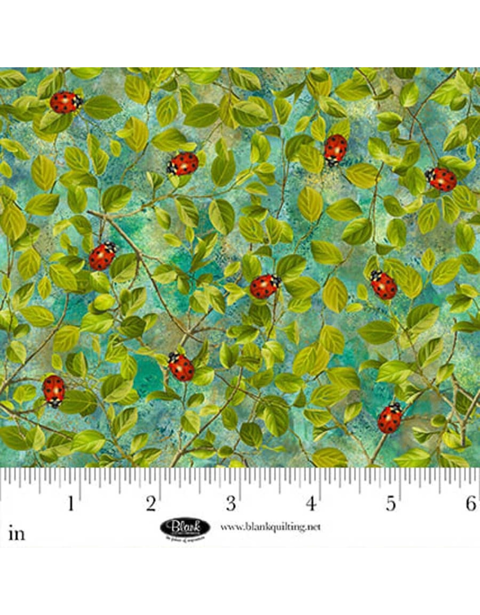 Blank Quilting JK Stewart - Enchanted Canopy - Ladybugs on Leaves - B4606-67